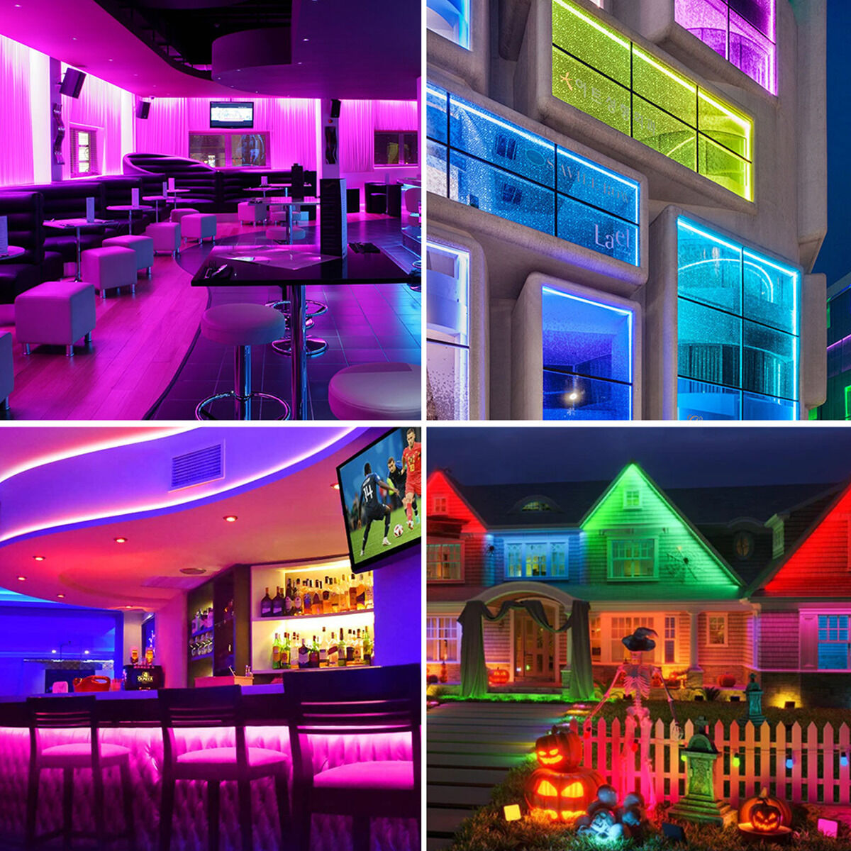 LIGHT4ME Deco Bar 8 RGBW LED wall washer