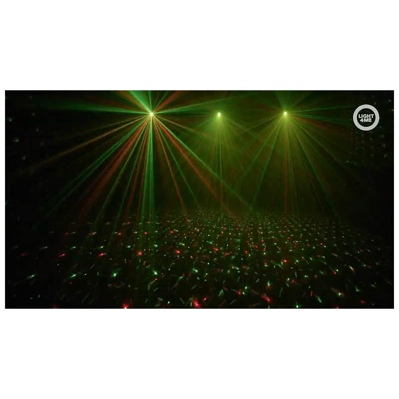 LIGHT4ME T-BAR LED PAR BLOMSTERKULE LASER UV STROBE diskotekbelysning multieffekt
