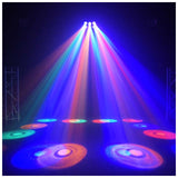 LIGHT4ME SIX EYE BEAM kraftfuld LED-stråle + FJERNBETJENING