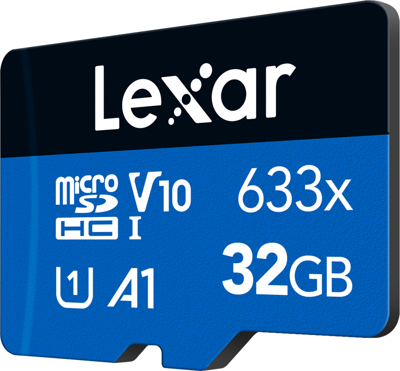Lexar 633X microSDHC/SDXC Micro SD-kort (32 GB)