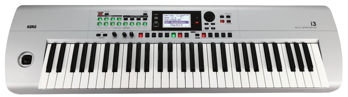 KORG i3-MS musikk arbeidsstasjon, matt sølv