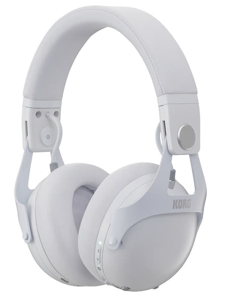 KORG NC-Q1-WH smarte støydempende DJ-hodetelefoner, hvit