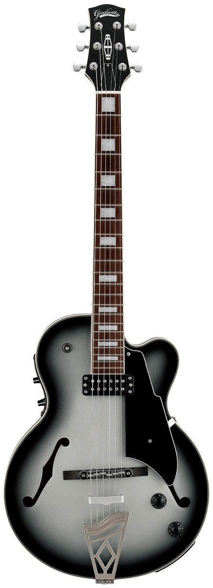 VOX Giulietta VGA-5TD Archtop Elektrisk Gitar, Faded Silver