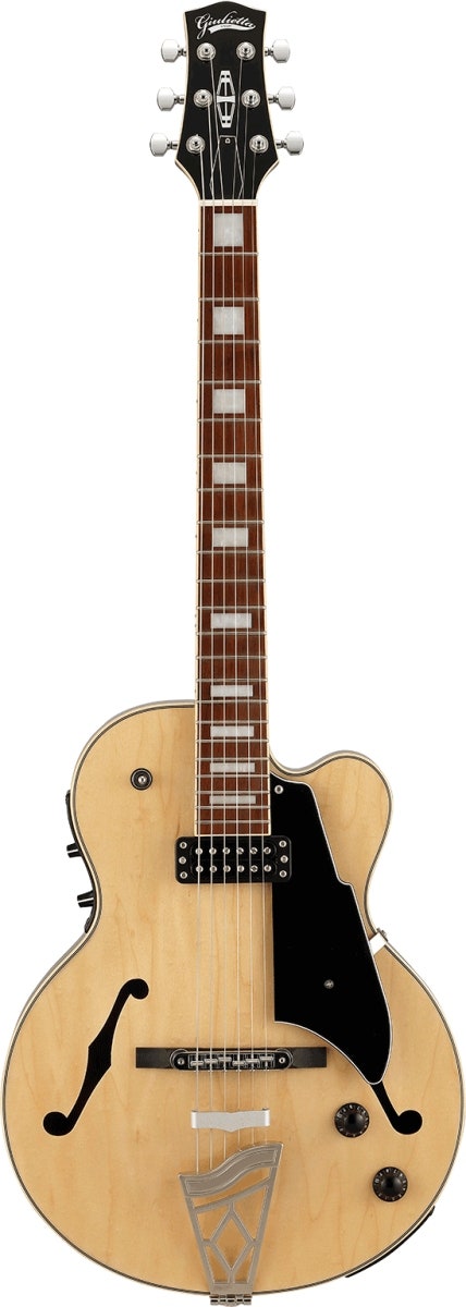VOX Giulietta VGA-5TD Archtop Elektrisk Gitar, Naturlig Gun M