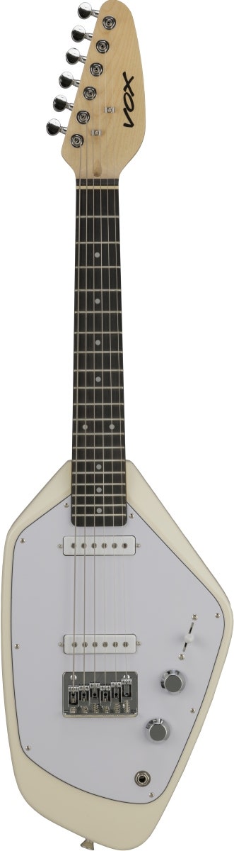 VOX MK5 Mini, bærbar elektrisk gitar, Hvit