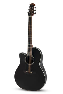 Ovation E-akustisk Gitarer Celebrity CS Standard Mid Cutaway - Black (CS24L-5G-G)