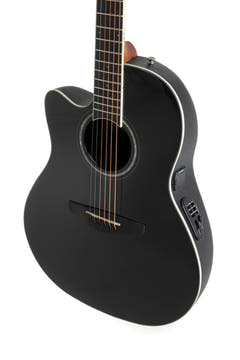 Ovation E-akustisk Gitarer Celebrity CS Standard Mid Cutaway - Black (CS24L-5G-G)