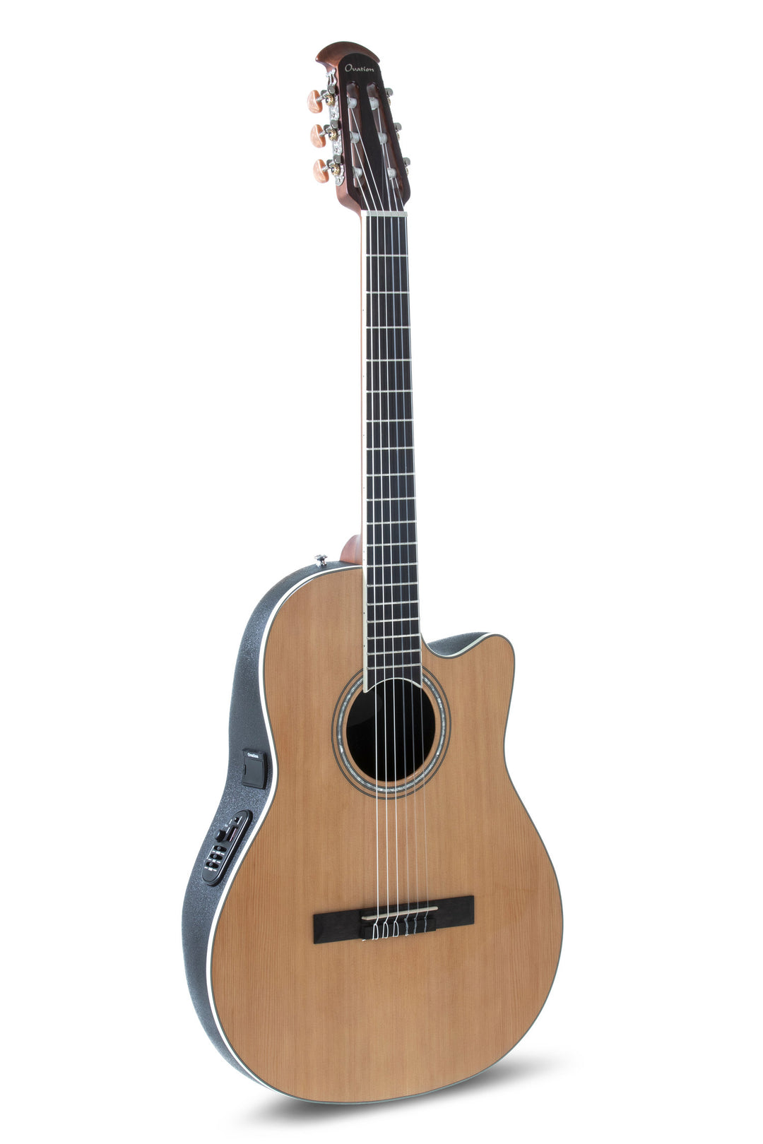 Ovation E-Acoustic klassisk gitar Celebrity CS Standard Mid Cutaway - Natur (CS24C-4-G)