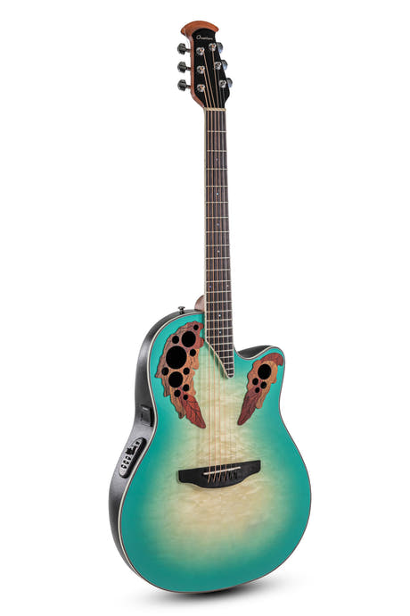 Ovation E-akustiske Gitarer Celebrity Elite Plus Mid Cutaway - Mintburst (CE44X-9B-G)