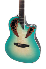 Ovation E-akustiske Gitarer Celebrity Elite Plus Mid Cutaway - Mintburst (CE44X-9B-G)