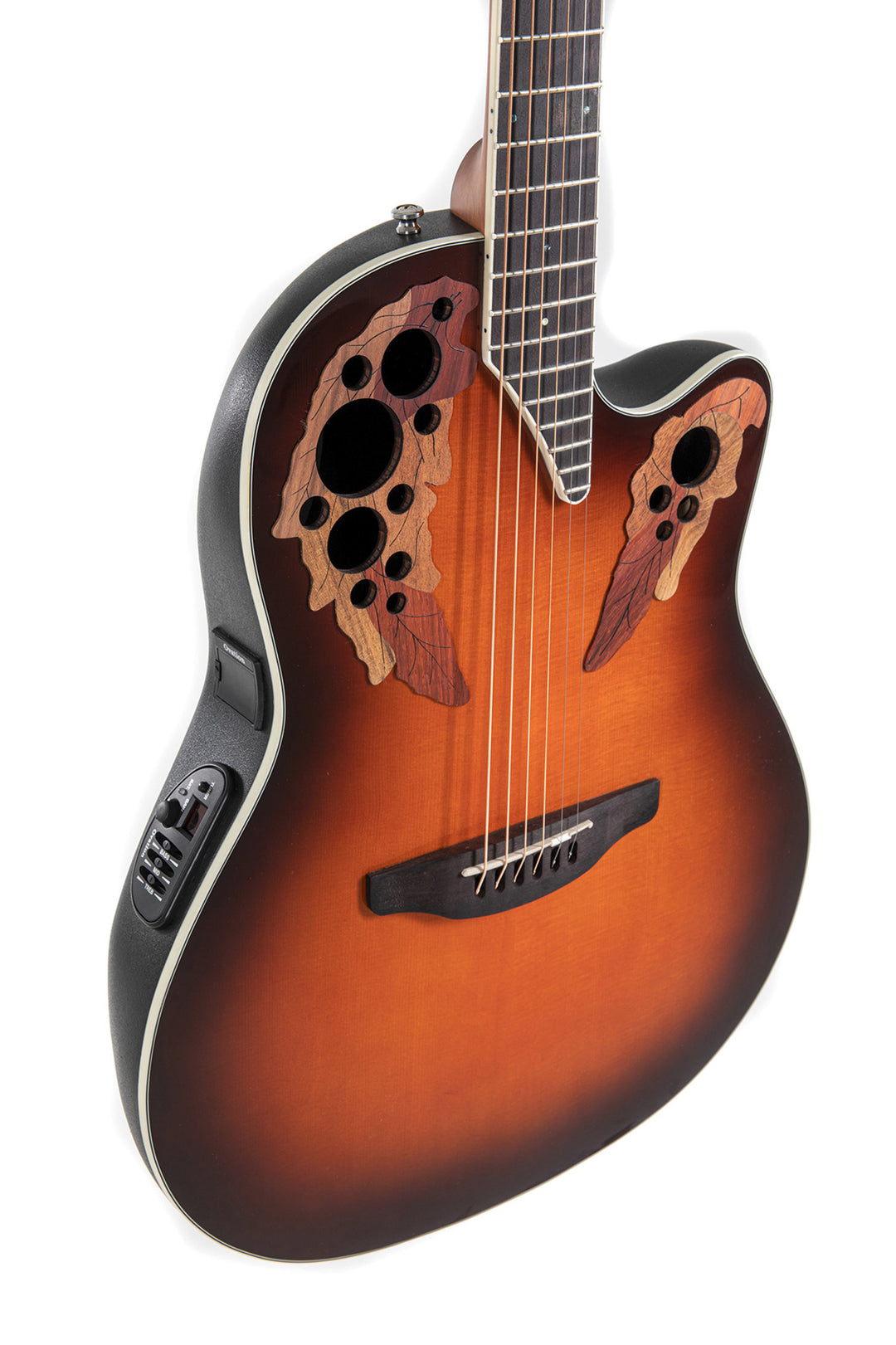 Ovation E-akustisk Gitarer Celebrity Elite Super Shallow Cutaway - Sunburst (CE48-1-G)