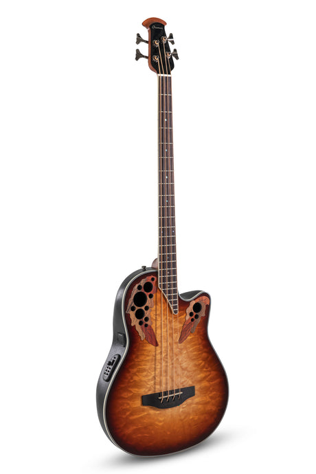Ovation E-Acoustic Bass Celebrity E-Acoustic bass 4-string - Cognac Burst (CEB44X-7C-G)