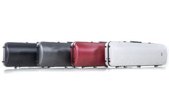 GEWA Polycarbonate 2.4 fiolinerkasse 4/4, rød