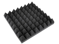 OMNITRONIC akustikkskum, Pyramid 100mm, 50x50cm