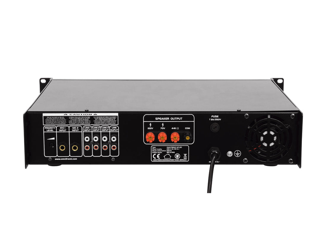 OMNITRONIC MP-120 PA-mikseforsterker