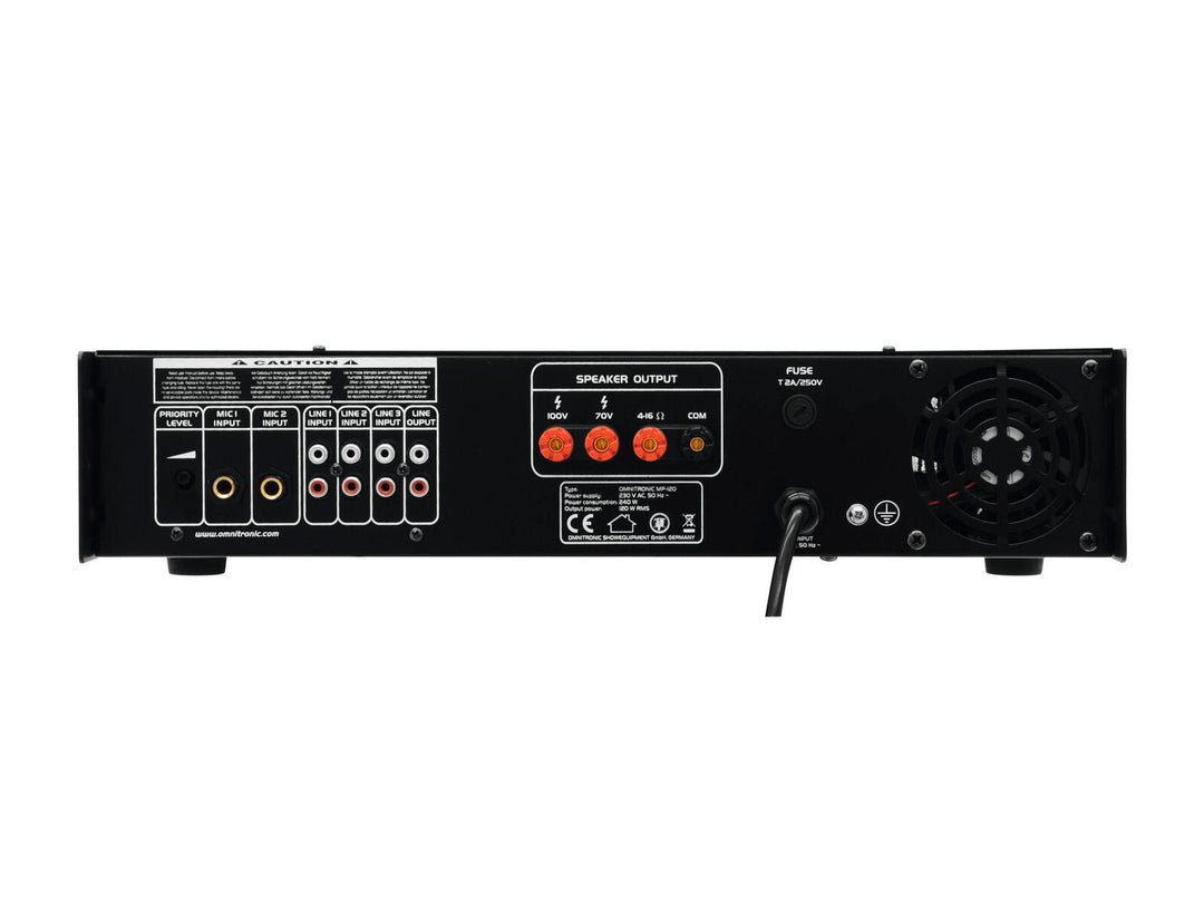 OMNITRONIC MP-120 PA-mikseforsterker