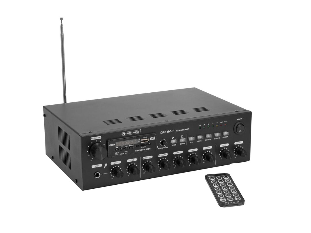 OMNITRONIC CPZ-60P PA-mikseforsterker