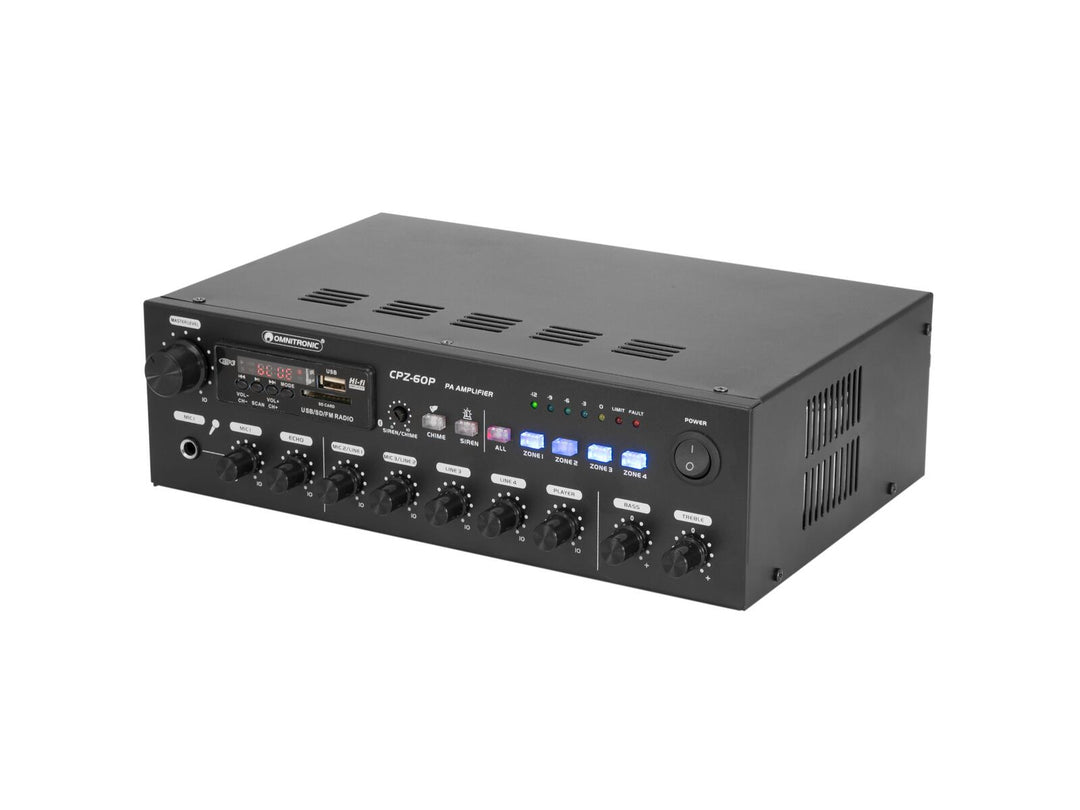 OMNITRONIC CPZ-60P PA-mikseforsterker