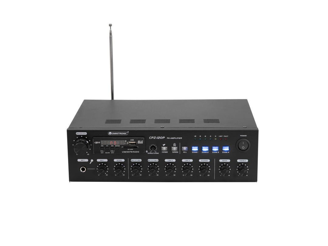 OMNITRONIC CPZ-120P PA mikseforsterker