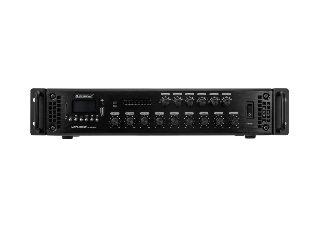 OMNITRONIC MAVZ-120.6P PA-mikseforsterker