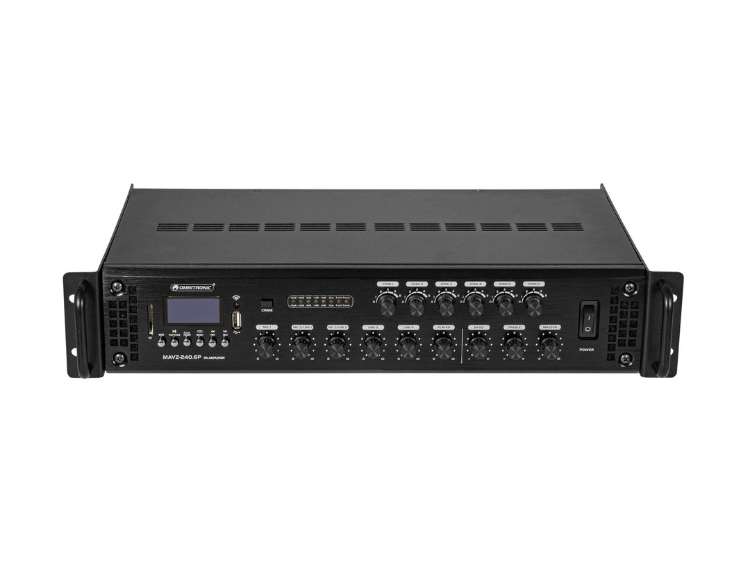 OMNITRONIC MAVZ-240.6P PA miksforsterker