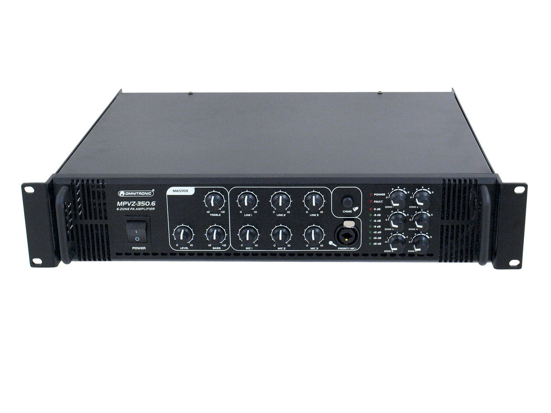 OMNITRONIC MPVZ-350.6 PA-mikserforsterker