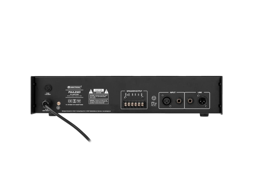 OMNITRONIC PAA-240 PA-forsterker