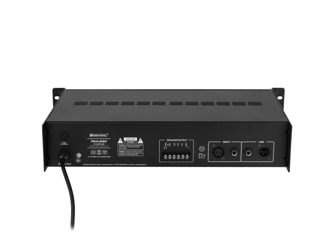 OMNITRONIC PAA-240 PA-forsterker