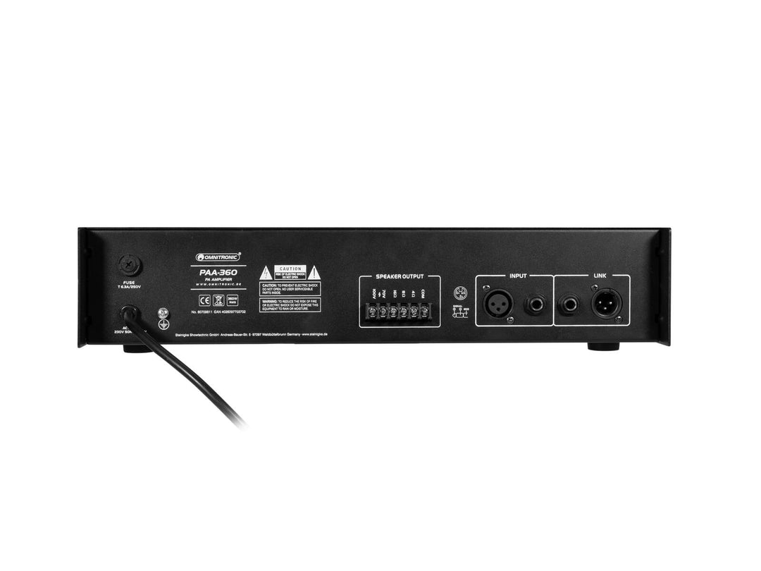 OMNITRONIC PAA-360 PA-forsterker