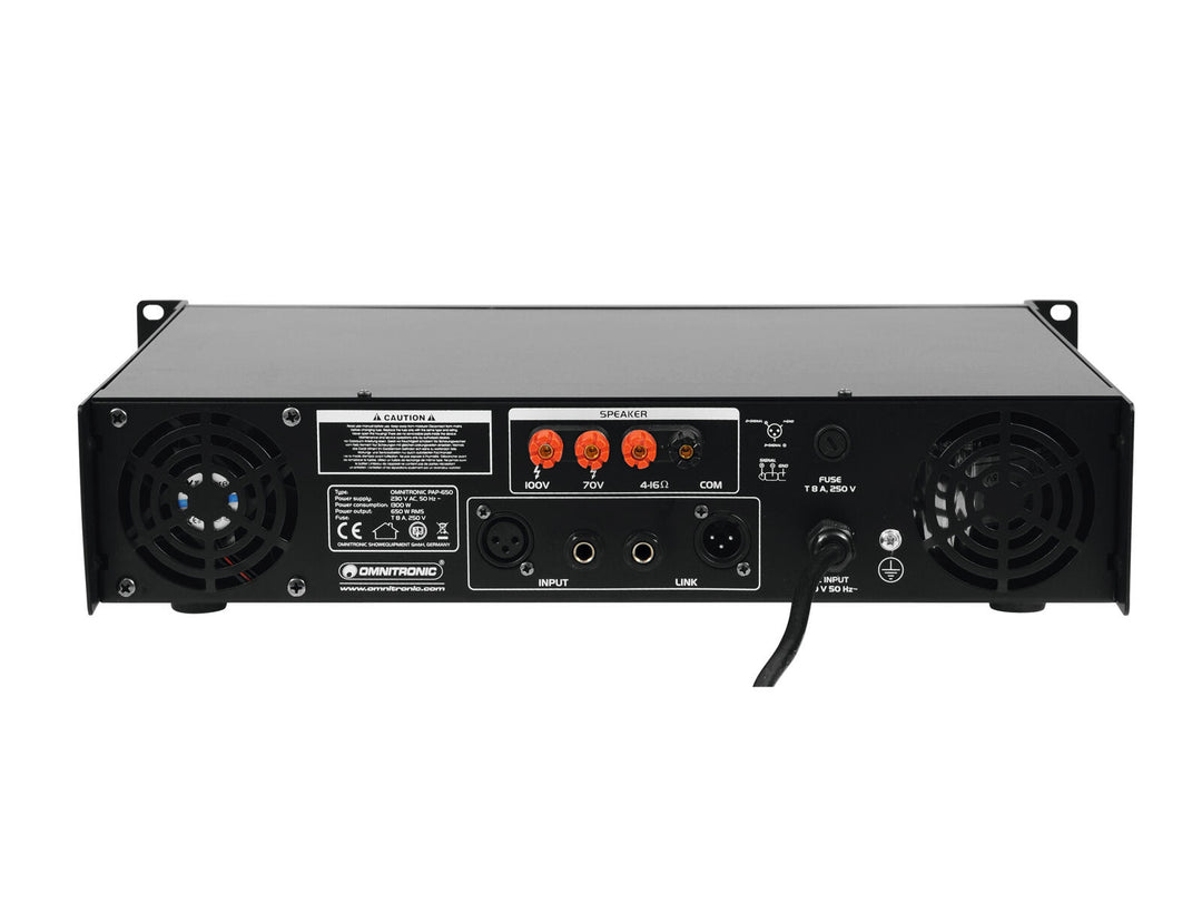 OMNITRONIC PAP-650 PA-forsterker