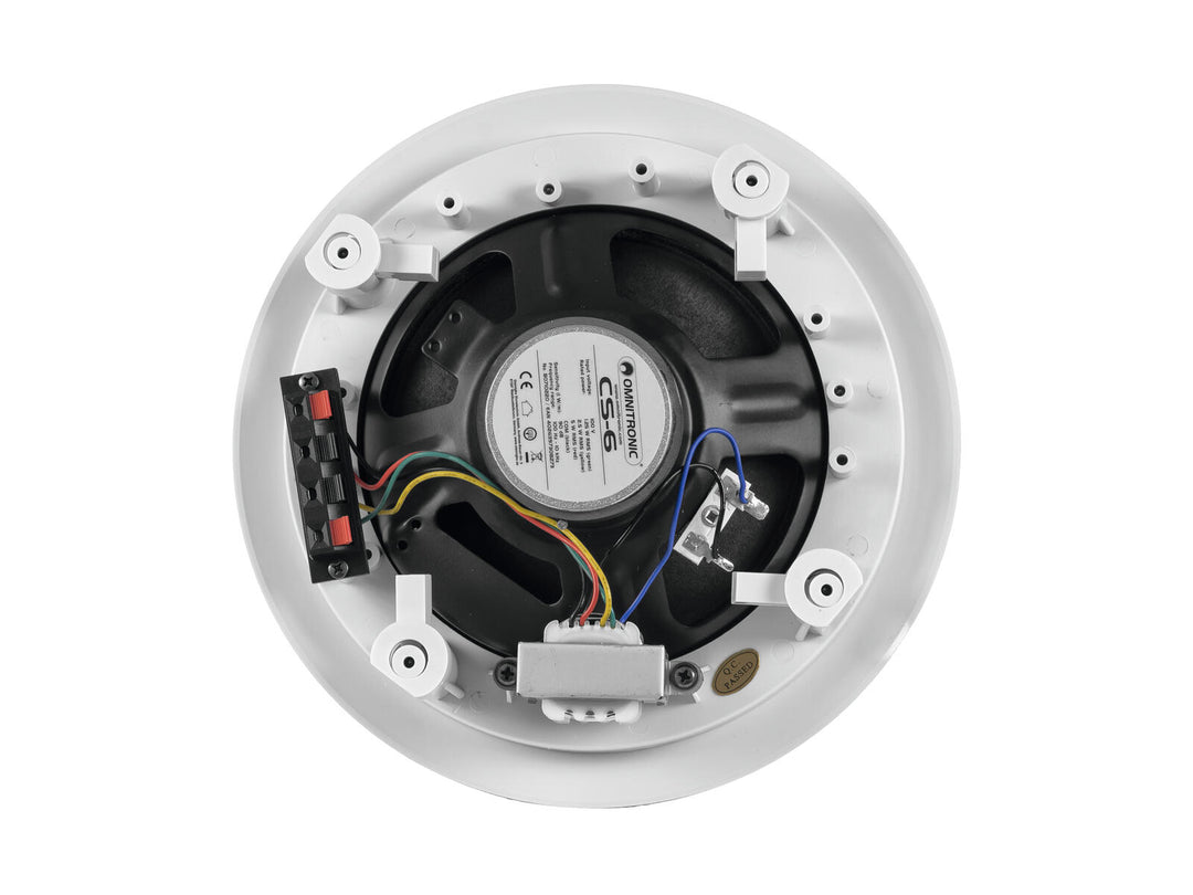 OMNITRONIC CS-6 Takmontert høyttaler hvit