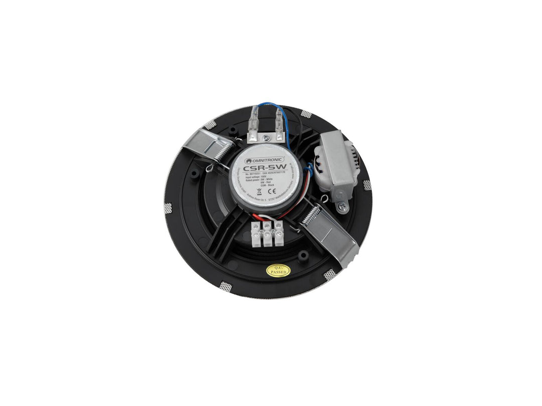OMNITRONIC CSR-5W takhøyttaler hvit
