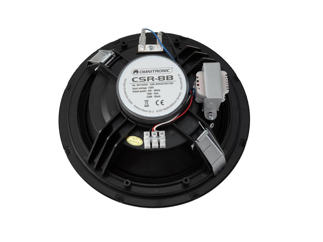 OMNITRONIC CSR-8B Tak­høyttaler svart