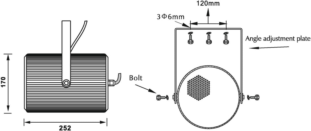OMNITRONIC PS-20 projektorhøyttaler