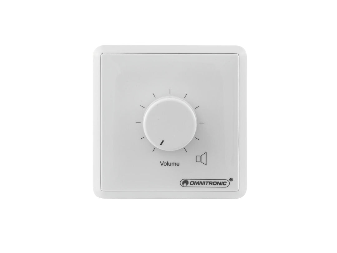OMNITRONIC PA-volumkontroller, 60 W mono wh