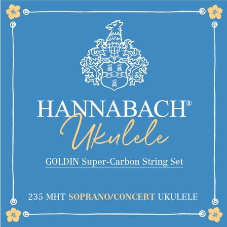 Hannabach 235MHT Goldin strengesett til sopran- og konsertukulele