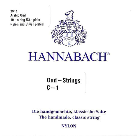 Hannabach oud-strenger arabisk Aoud nylon - 10-strengers (2510)