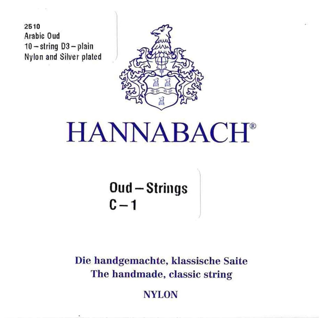Hannabach oud-strenger arabisk Aoud nylon - 10-strengers (2510)