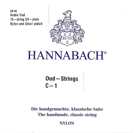 Hannabach oud-strenger arabisk Aoud nylon - 10-strengers (2510)