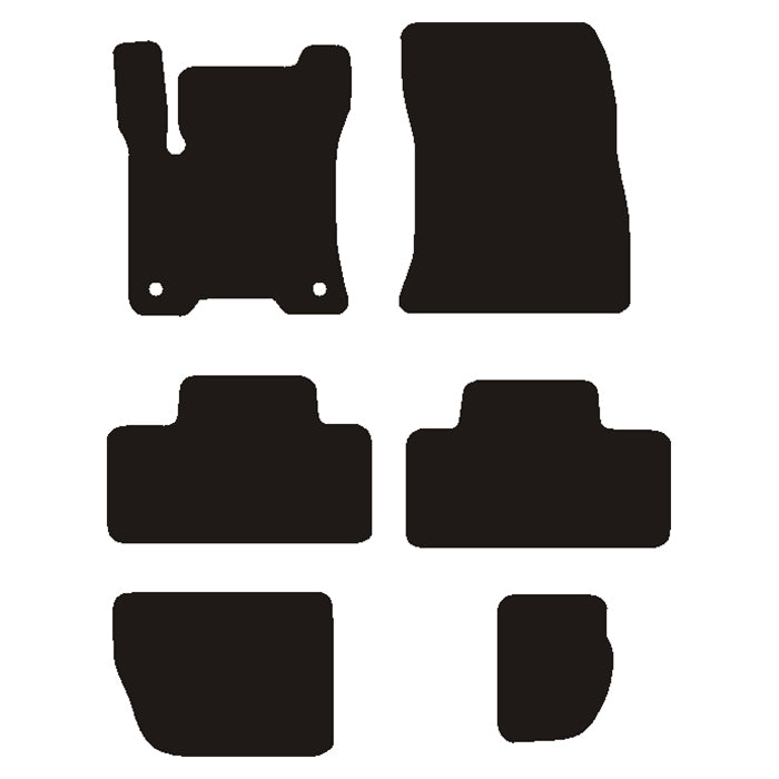 Velurmatter Mercedes EQB (X243) 2021-