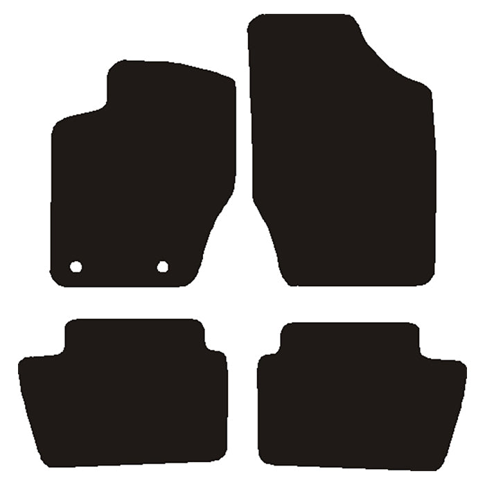 Gulvmatter Citroen C4 2004-2007
