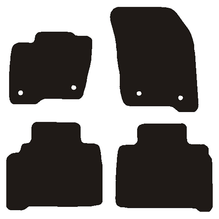 Gulvmatter Ford S-MAX 7P 08/2015-