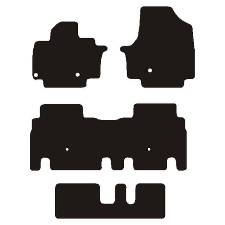 Gulvmatter Kia EV9 7P 2024-