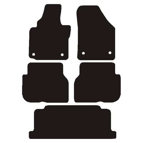 Gulvmatter VW Touran 7P 2007-2014