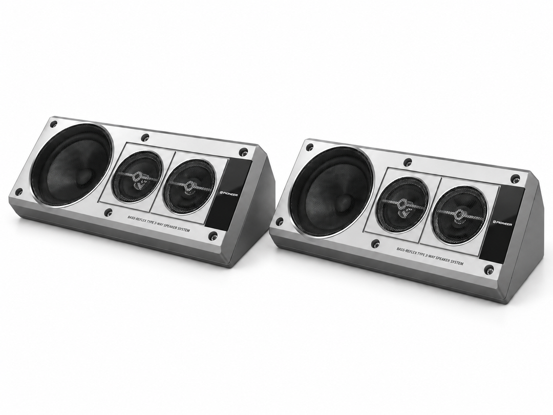 Pioneer TS-X40SXT Retro 3-veis hattehyllehøyttalere – 100W maks., 13 cm