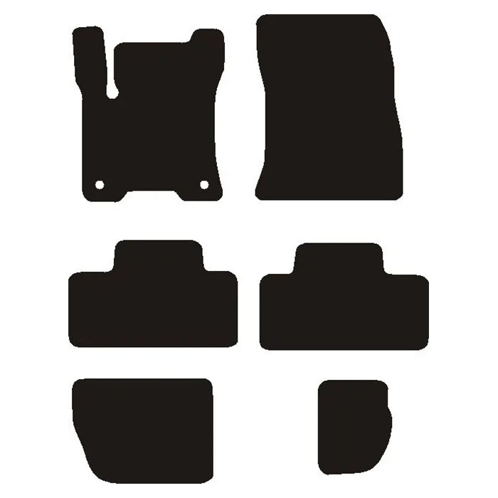 Bilmatter Mercedes EQB (X243) 2021- Velour