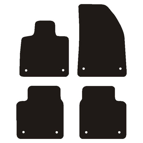 Bilmatter Polestar 4 (P417) 2024- Velur