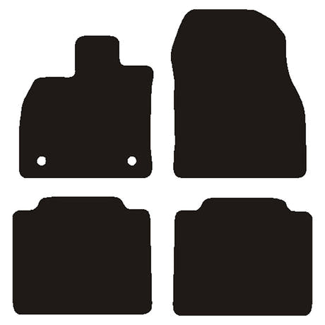 Bilmatter Toyota bZ4X (EA10) 2022- Velour