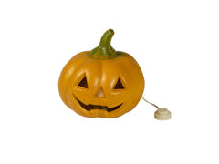 Halloween gresskar med LED 12cm 