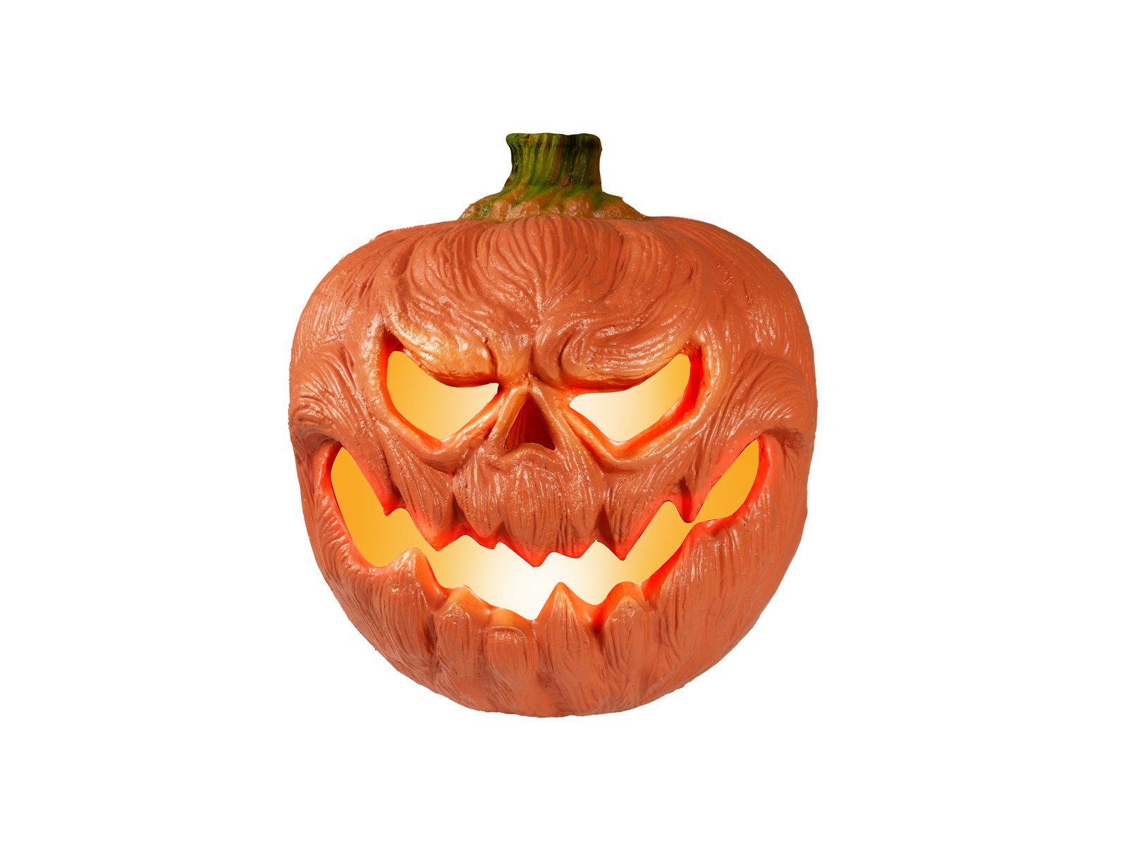 Halloween-gresskar med LED (18 cm)